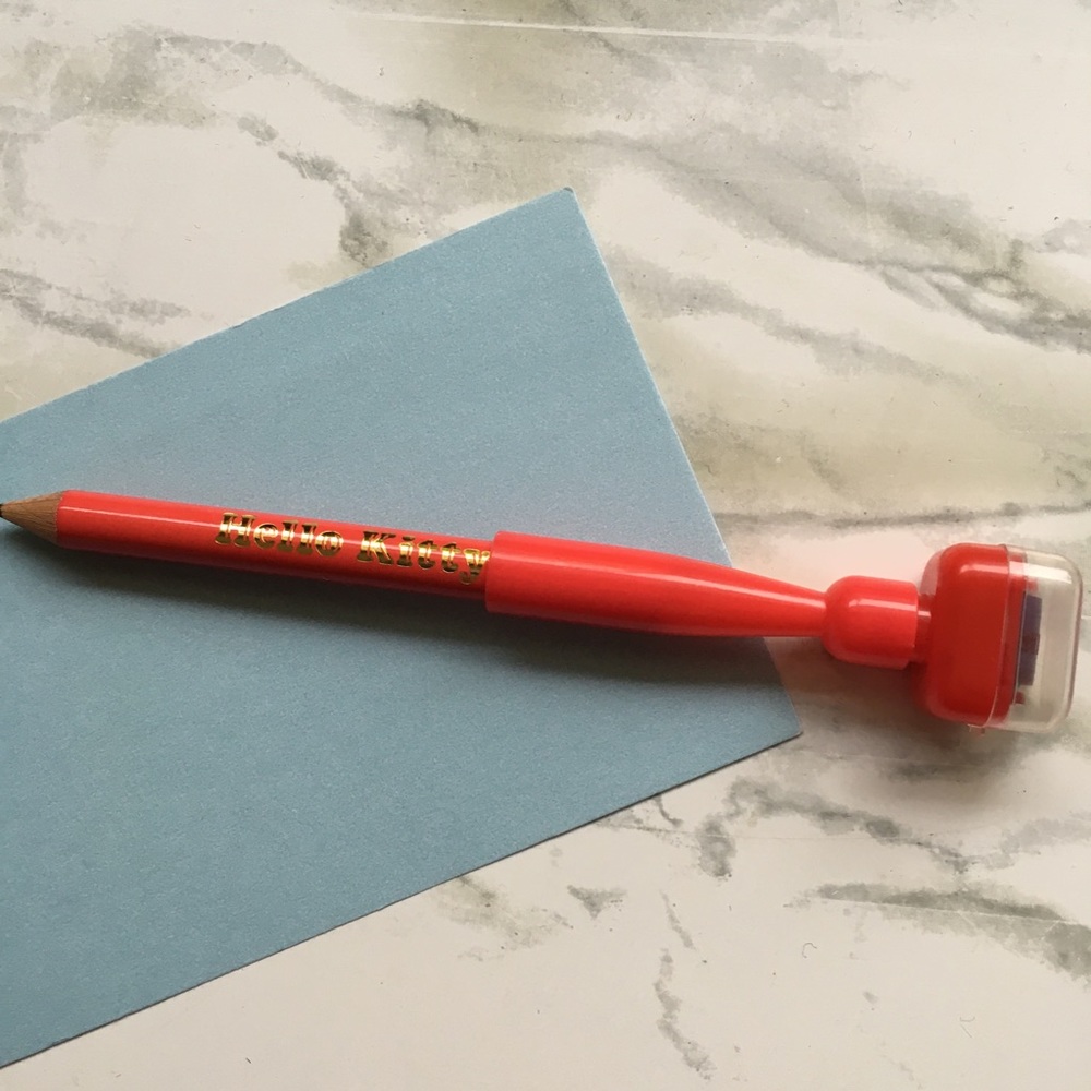 Hello Kitty Mini pencil with STAMP ROLLER!